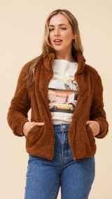 Teddi Jacket - Cinnamon