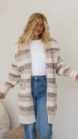 Sarina Cardigan-Oatmeal