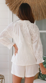 Bridie Top - White