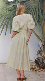 Elka Dress - Pale Olive
