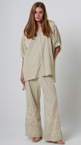 Tully Pants - Pale Olive