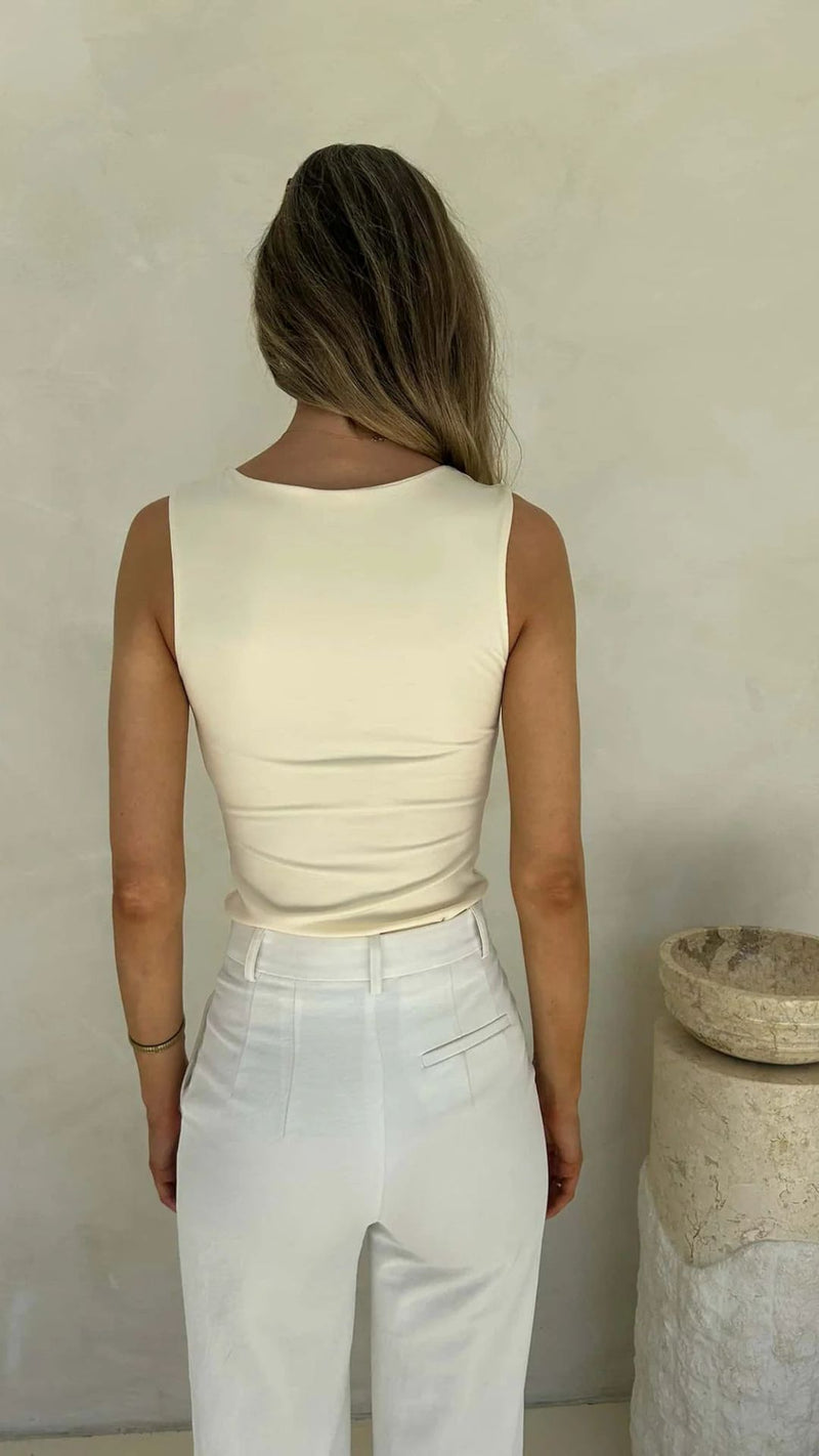 Theresa Tank - Buttercup