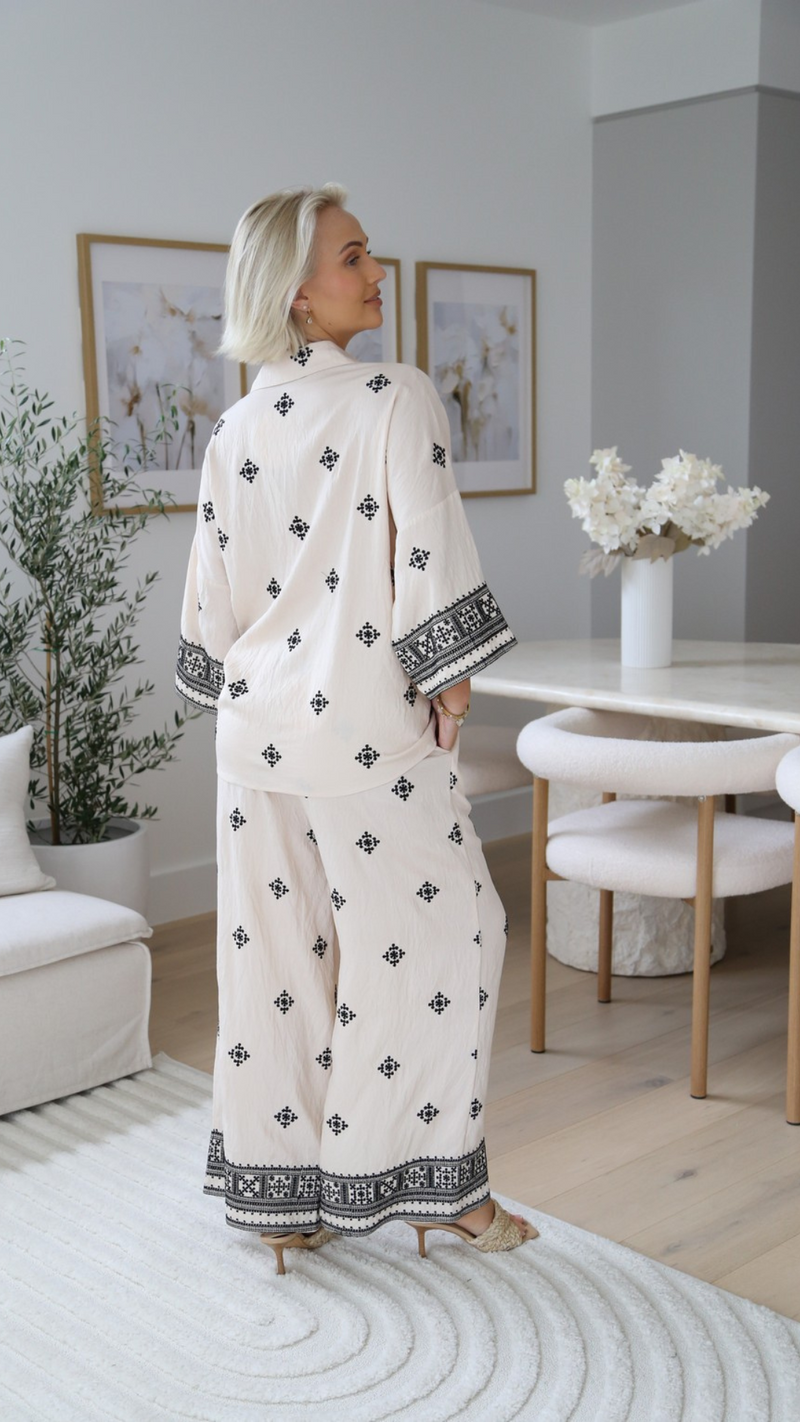 Cream Elandra -Chicago Pants