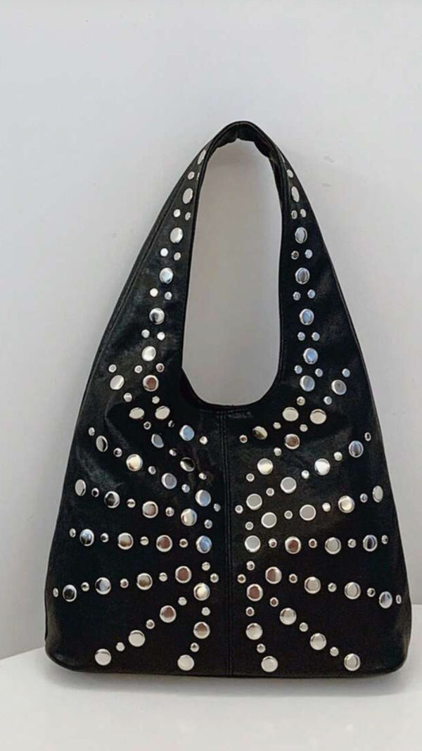 Starlette Studded Bag - Black