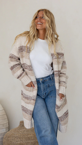 Sarina Cardigan-Oatmeal