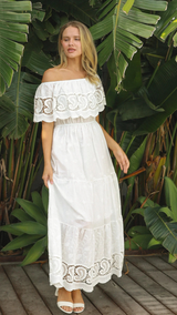 Orion Maxi Dress - White