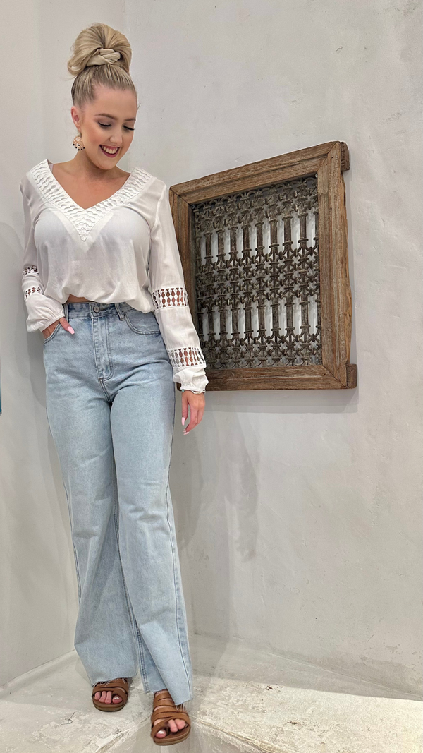 Talia Top-White