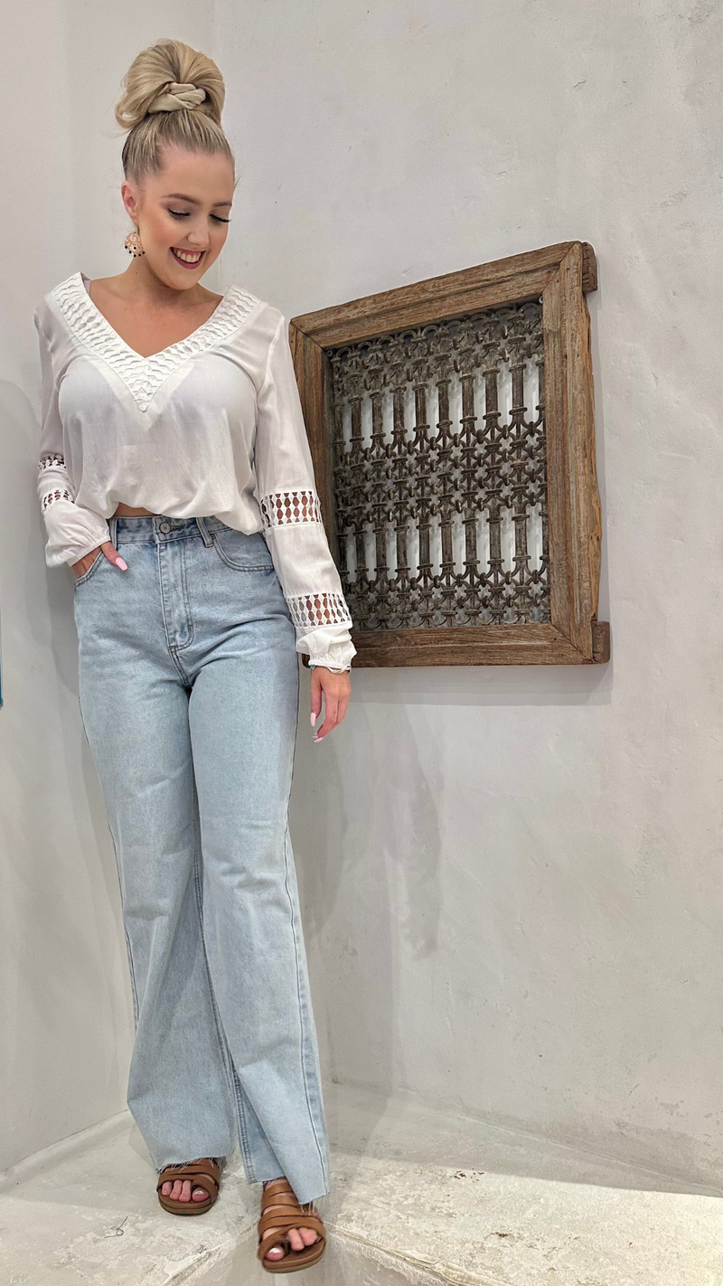 Talia Top-White
