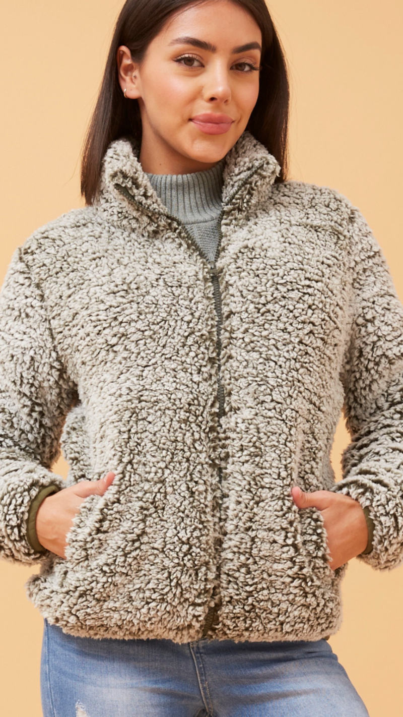 Teddi Jacket - Khaki