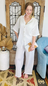 Summah Beach Pants-Pearl