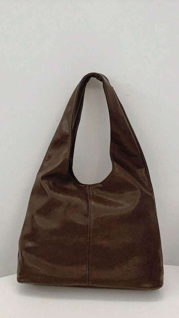 Starlette Studded Bag - Choc