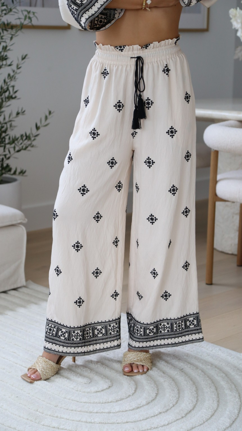 Cream Elandra -Chicago Pants