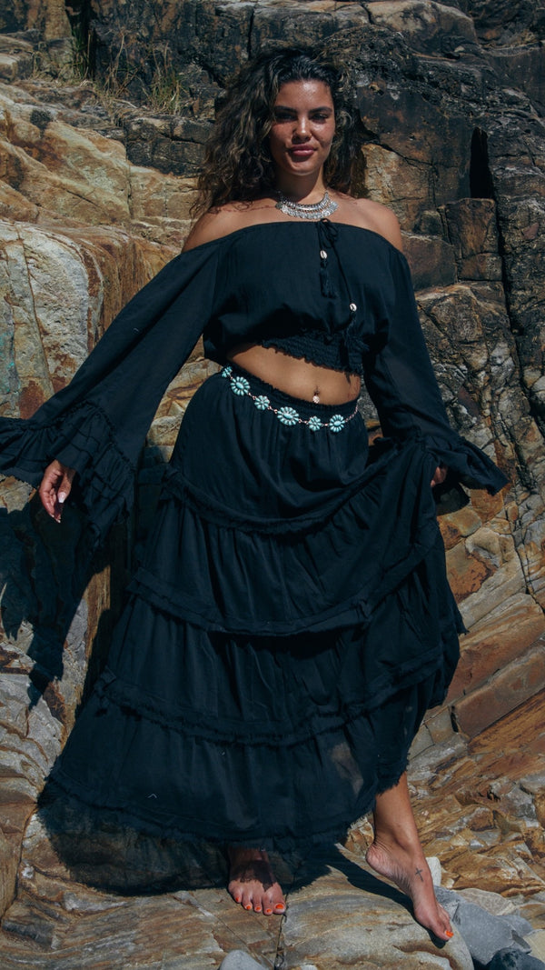 Serenity Skirt - Onyx