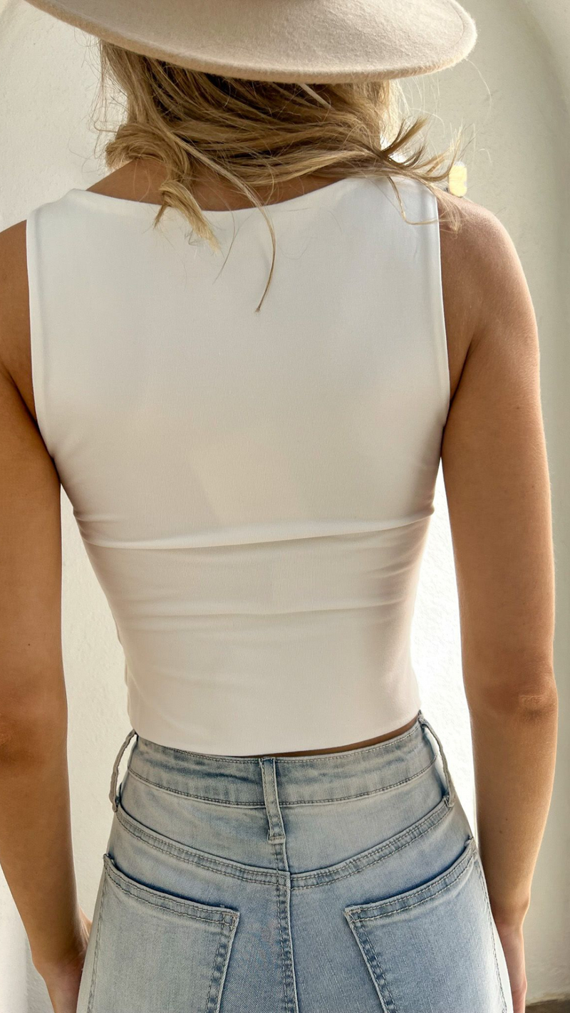 Ally Top- White