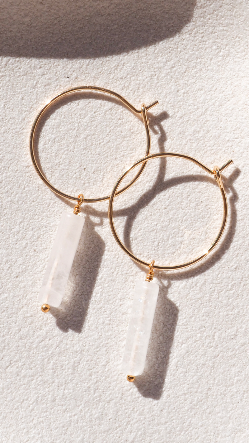 Rod Earring Quartz Rod Earring – JOJONoosa