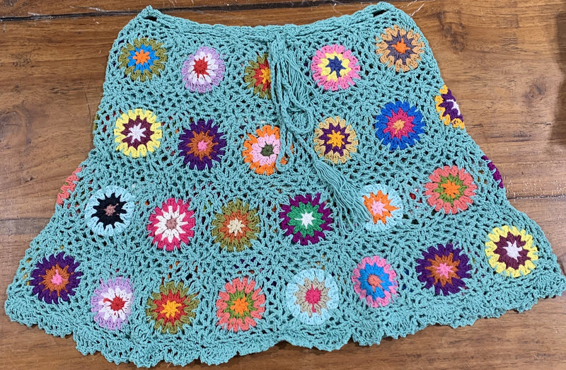 Eve Skirt-Multi Crochet