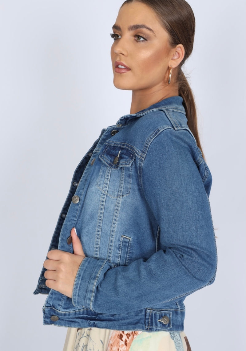 Sydney Denim Jacket-Blue